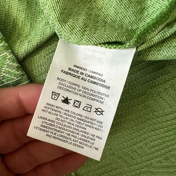 Nike Dri-FIT ADV Tour Textured Golf Polo Green - Picture 8 of 8